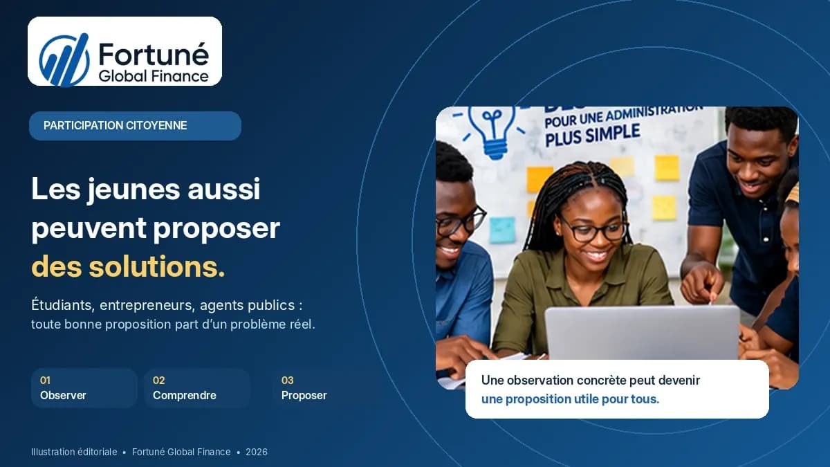 Jeunes Béninois réfléchissant à des solutions pour moderniser l’administration publique